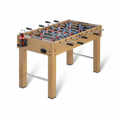 48In Foosball Table, Competition Sized Soccer Table W/ 2 Balls, 2 Cup Holders 2X4Ft for Kids, Adults, Suit for 4 Players, Football Table for Home, Game Room, Arcade