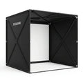 Golf Simulator Enclosure Designed for Home Practice, 8x8 Ft, Tool-Free Setup, HD Impact Screen, Heavy Duty Frame