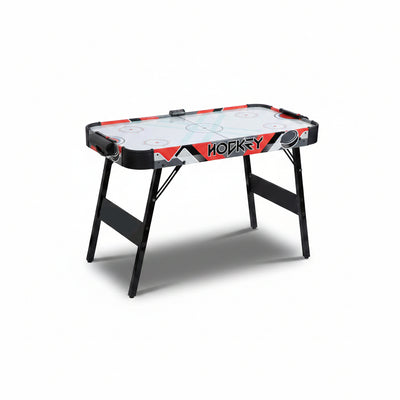 Foldable Air Hockey Table, Folding Indoor Hockey Game Table with Powerful Motor, Accurate Digital LED Scoreboard, Includes 2 Pucks and 2 Pushers, Perfect for Kids and Adults