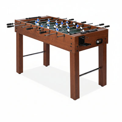 Foosball Table, Competition-Sized 48In and 55In Game Table for Home & Game Room – Includes 2 Balls & 2 Cup Holders – Classic Indoor Soccer Game