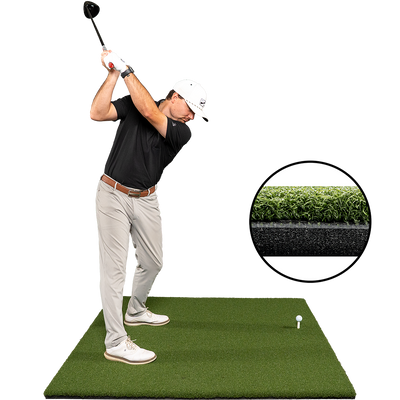 5 x 5 Super Tee Golf Mat, Holds Real Wooden Tees, with Shock-Absorbent Foam
