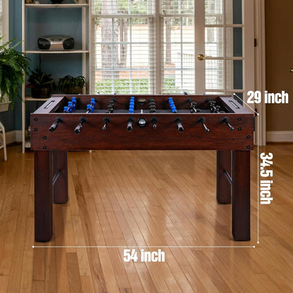 54 Inch Full Size Foosball Table for Home, Soccer Game Table — product view 4