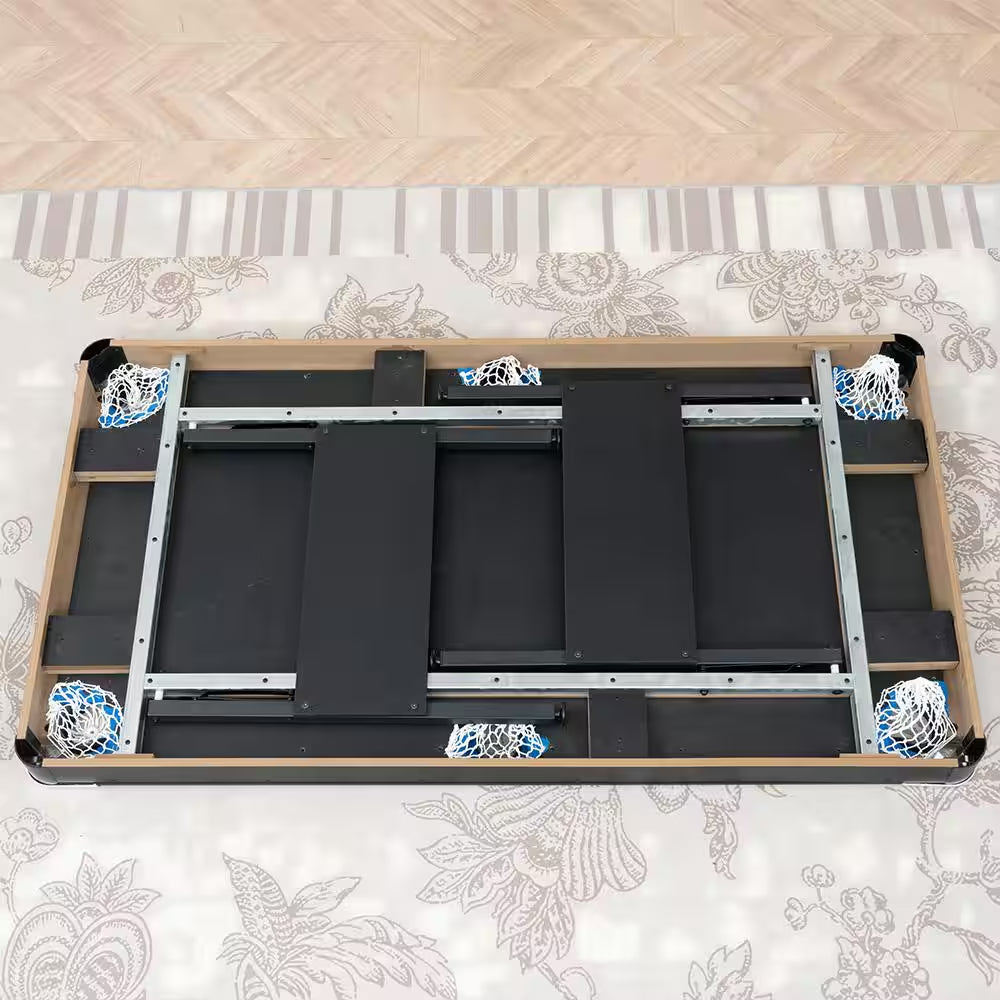 65.75 In. Green Portable Pool Table Game Billiard Table - Includes Full Set of Balls 1 Brush 1 Triangle Rack 2 Chalk — product view 4