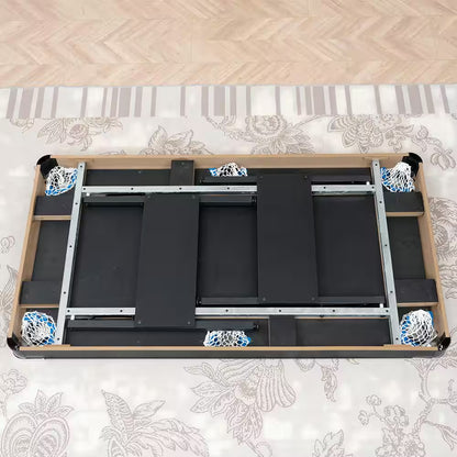 65.75 In. Green Portable Pool Table Game Billiard Table - Includes Full Set of Balls 1 Brush 1 Triangle Rack 2 Chalk — product view 4