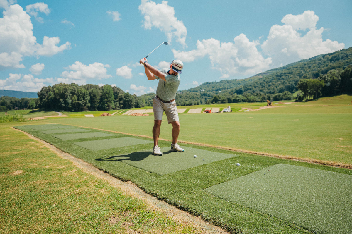 5 x 5 Super Tee Golf Mat, Holds Real Wooden Tees, with Shock-Absorbent Foam