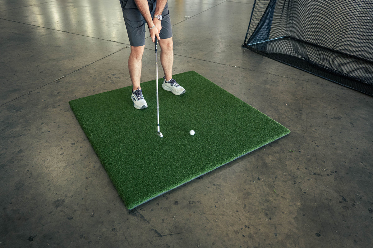 5 x 5 Super Tee Golf Mat, Holds Real Wooden Tees, with Shock-Absorbent Foam
