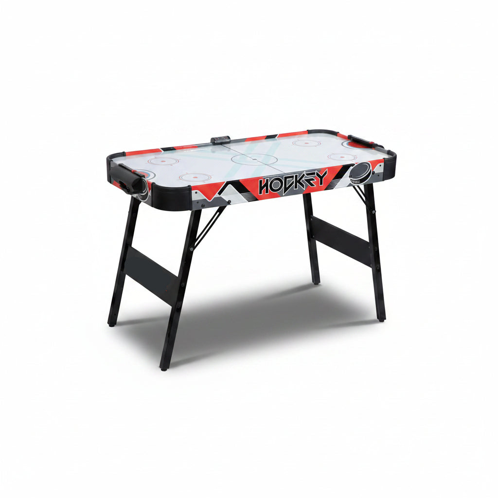 Foldable Air Hockey Table, Folding Indoor Hockey Game Table with Powerful Motor, Accurate Digital LED Scoreboard, Includes 2 Pucks and 2 Pushers, Perfect for Kids and Adults